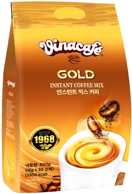 비나카페 인스턴트 믹스커피, 16g, 50개입, 1개