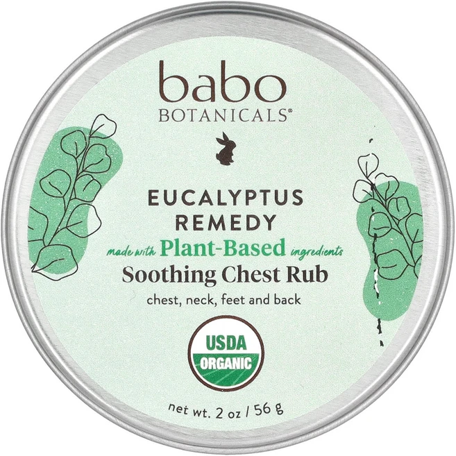 바보 보태니컬스 유칼립투스 레미디 스무딩 체스트럽 56g (2온스) BBO-01091, 1 - 쿠팡