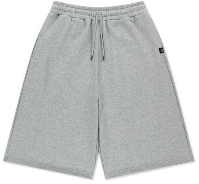 브라운브레스 brownbreath STAMP TAG SHORTS - MELANGE GREY