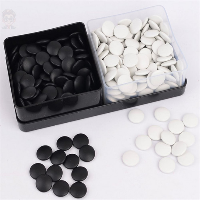 퀸스가든 육형제 교육용 PS 안전바둑알 바둑판세트