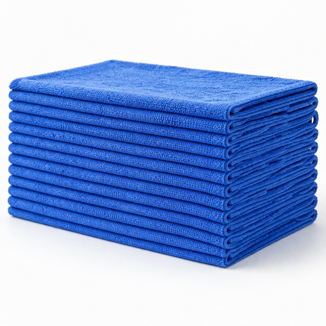 다용도 극세사 손걸레 수건, 블루, 20개