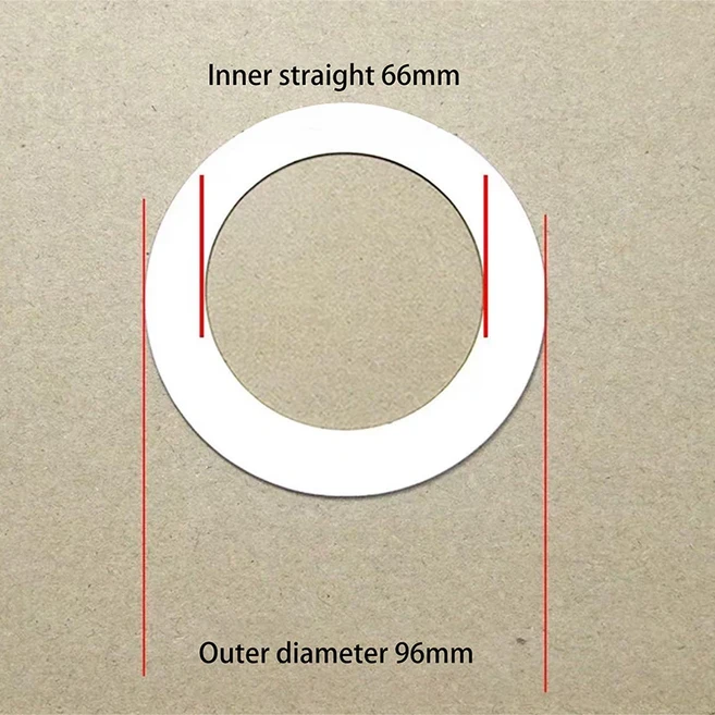 1Pcs LED 스포트라이트 통 O 링 흰색 전등 갓 어댑터 숨겨진 스페이서 심 와셔 스탠드 확장 가스켓, 04 A2