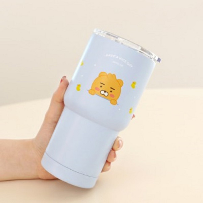 카카오프렌즈 스텐 이중 텀블러_라이언, 라이언, 1개