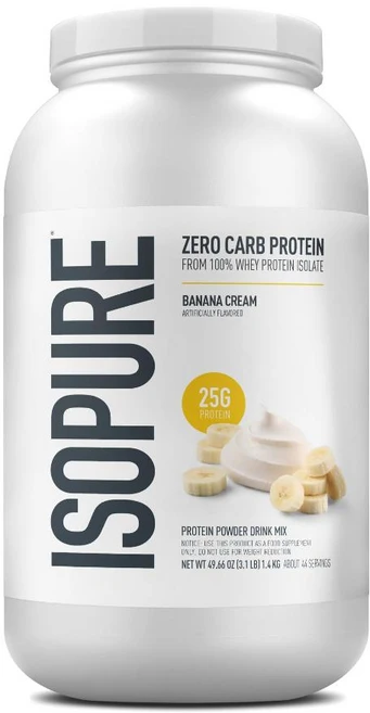 Isopure 저탄수화물 100 순수유청 단백질 파우더(더치 초콜릿 41회분), 3파운드(1팩), 더치 초콜릿 - 쿠팡