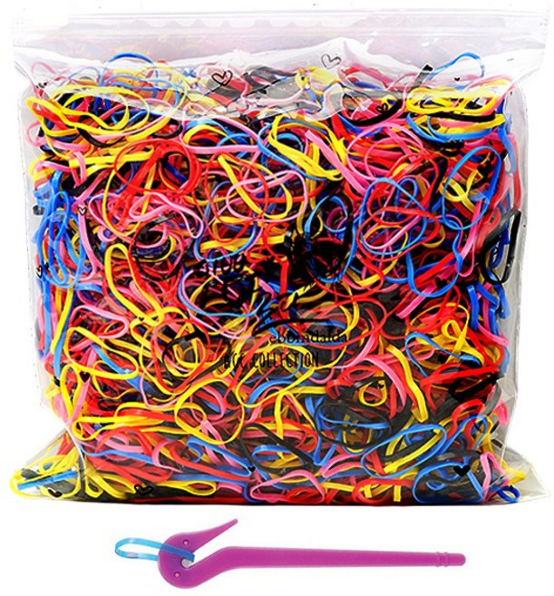 이쁨달다 이쁨봉봉밴드 +이지컷 대용량머리끈 짱짱 쫀쫀 선명