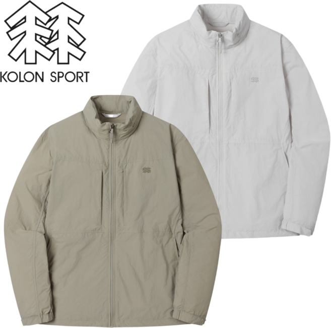 [백화점발송]코오롱스포츠 남성 바람막이 경량 캐주얼 자켓