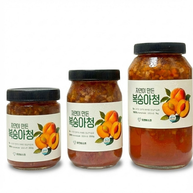 로컬바스켓 자연이 만든 수제 건강 복숭아청, 1개, 1개입, 350g