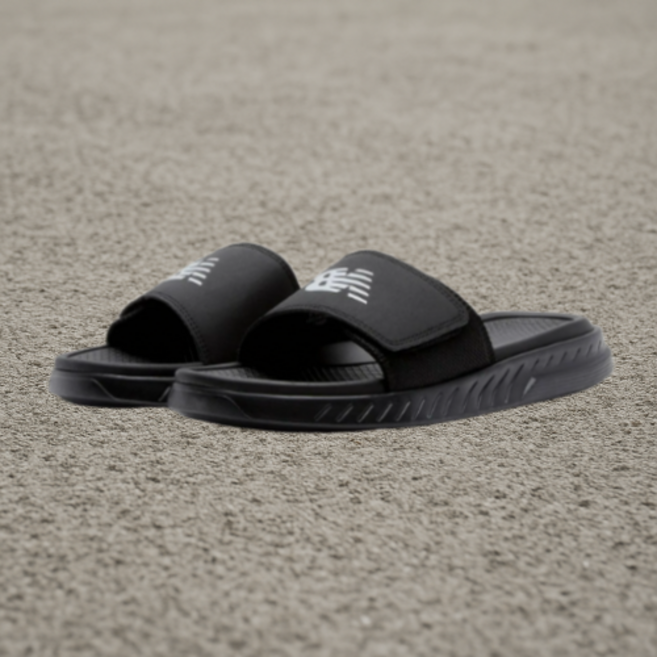 뉴발란스 슬리퍼 / NBRJFS110B / NB 쿠셔닝 슬라이드 NBRJFS110B_19 SD1501BK3 (BLACK)