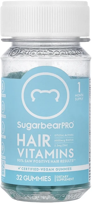 새해 첫좋은선물 SugarbearPro 헤어 비타민 구미젤리 구미젤리 32개 제대로 할인합니다, SugarbearPro헤어비타민구미젤리구미젤리32개 - 쿠팡
