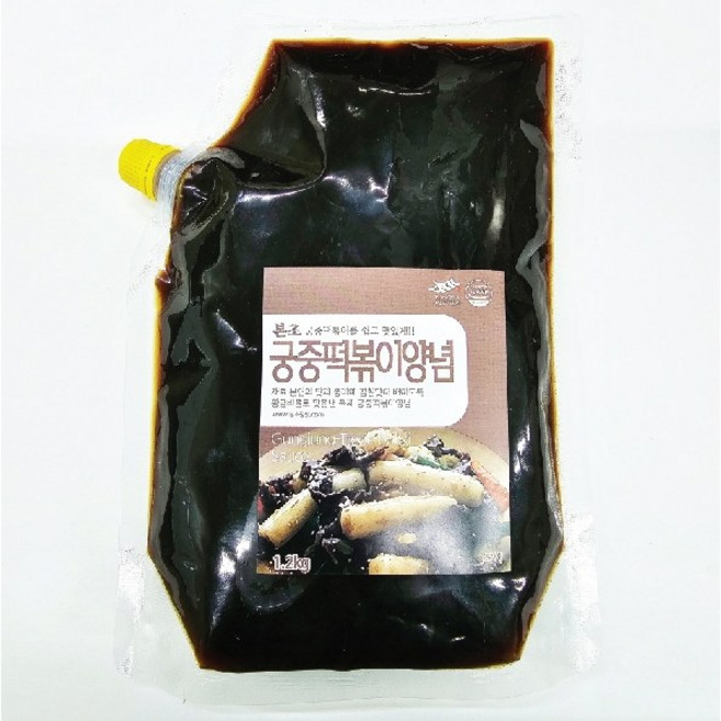 텃밭 본초소스 궁중떡볶이 양념 소스 1.2kg 떡볶이양념 어린이떡볶이 안매운떡볶이소스 어린이간식, 1개