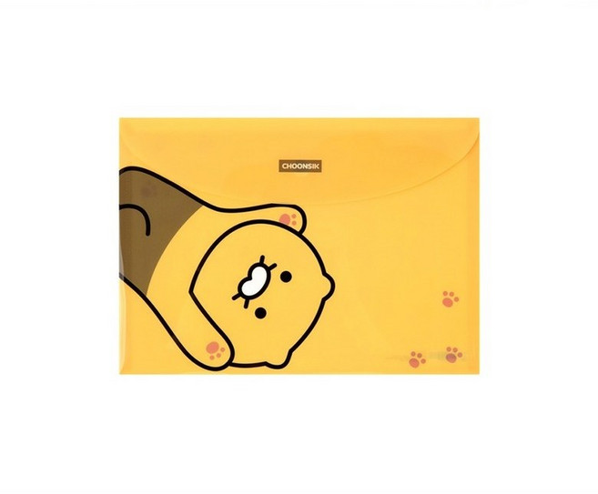 카카오프렌즈 발바닥 춘식이 봉투파일, 단품, 1개