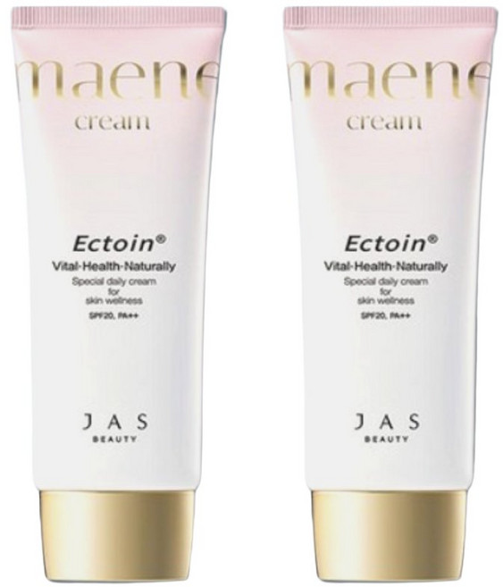 쟈스 쟈스 엑토인 맨얼굴 크림 55ml x 2개 광채 쌩얼 크림