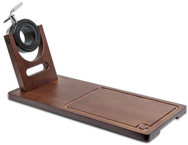 원목 하몽 거치대 홀더 햄 족발 슈바인 학센 진열 랙, 회전형 다크 브라운, 1개