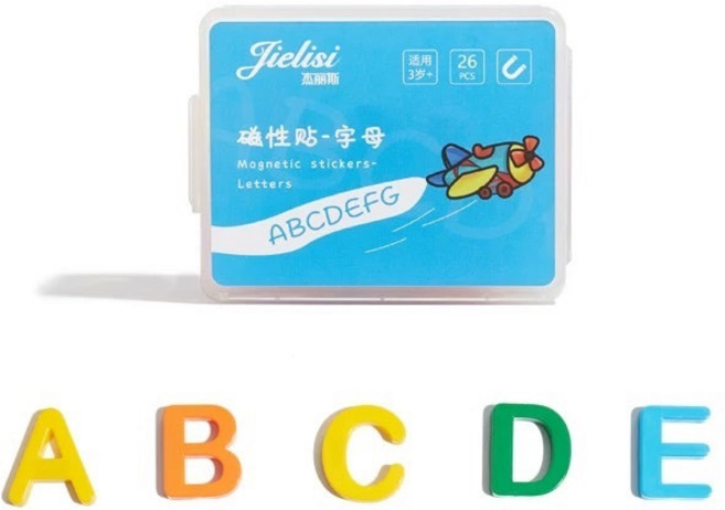 簡易購 白板 磁性小白板 書寫版 桌面A4白板 磁吸英文字母數字, 磁吸英文字