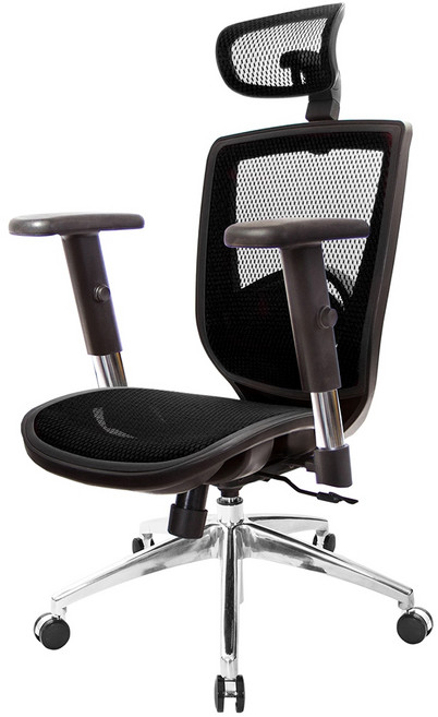 GXG 高背全網電腦椅 TW-81X6 LUA5, 黑色