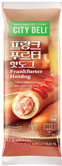 SPC삼립 시티델리 냉동 프랑크푸르터 핫도그 85g x 30봉, 30개