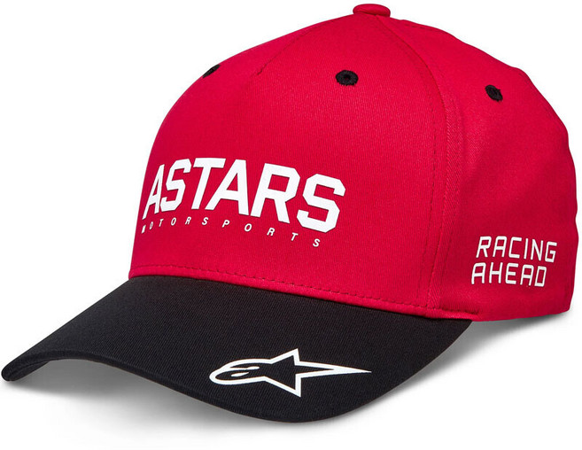 알파인스타스 플래이서 플렉스핏 캐주얼 야구챙 모자, L/XL, 블랙, 1개