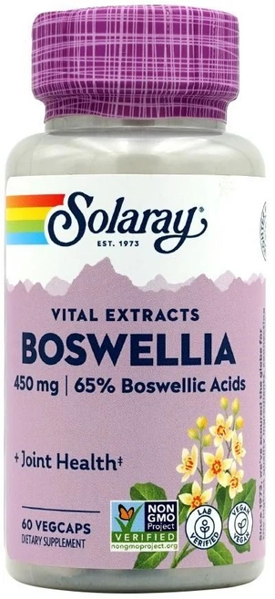솔라레이 보스웰리아 Vital Extracts Boswellia 450mg 베지캡슐 60정, 60, 1 - 쿠팡