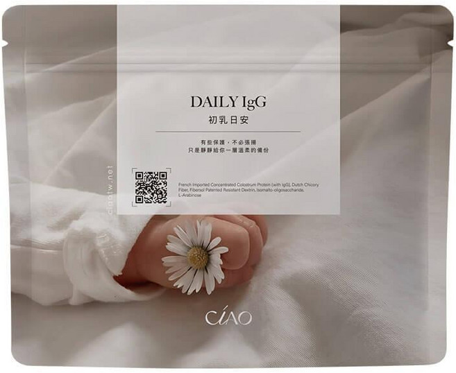 DAILY IgG 初乳日安 法國濃縮初乳蛋白 乳鐵蛋白 1.5g/包, 1個