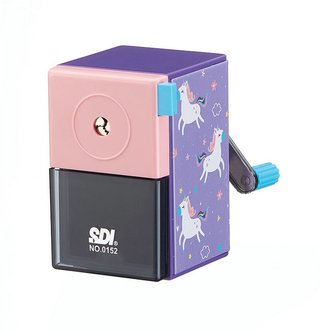辦公王 SDI手牌 0152P-X 好學生金屬削鉛筆機, 1個, 獨角獸