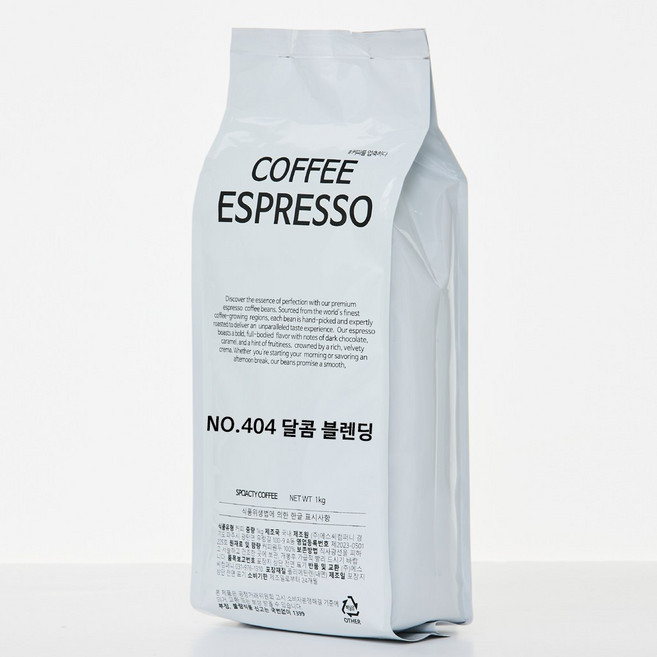 커피에스프레소 NO.404 달콤 블렌딩 원두커피, 1개, 1kg, 더치
