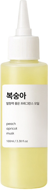 발향력 좋은 프래그런스 오일 원액, 25.복숭아, 100ml, 1개