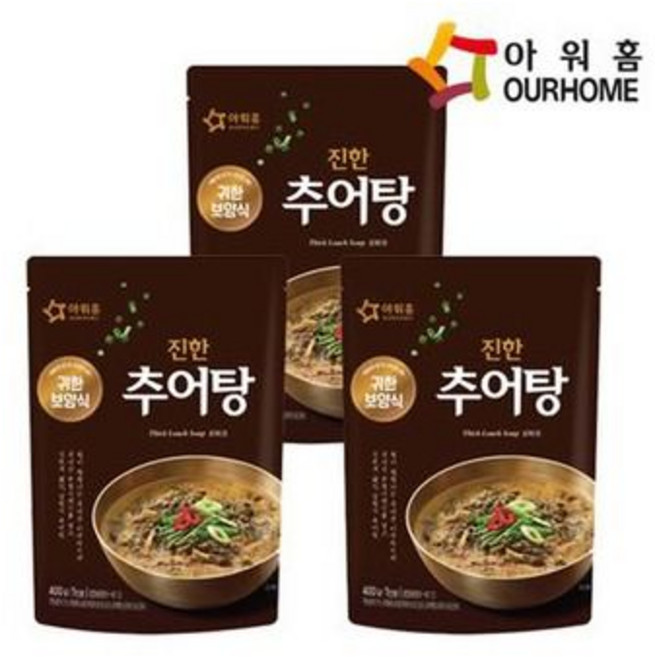 (현업TEST5)아워홈 [아워홈] 진한 추어탕 400g 3개