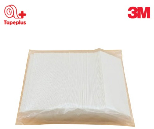 3M 1522 투명양면 의료용 가발용 피부용 테이프 100개, 100장, 투명양면테이프