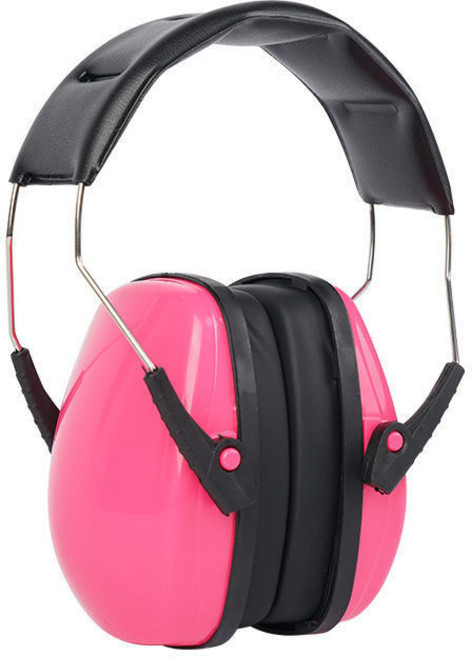 隔音防降噪靜音耳罩 工作學習睡眠專用, 1個, 簡易款  粉色 不送耳塞