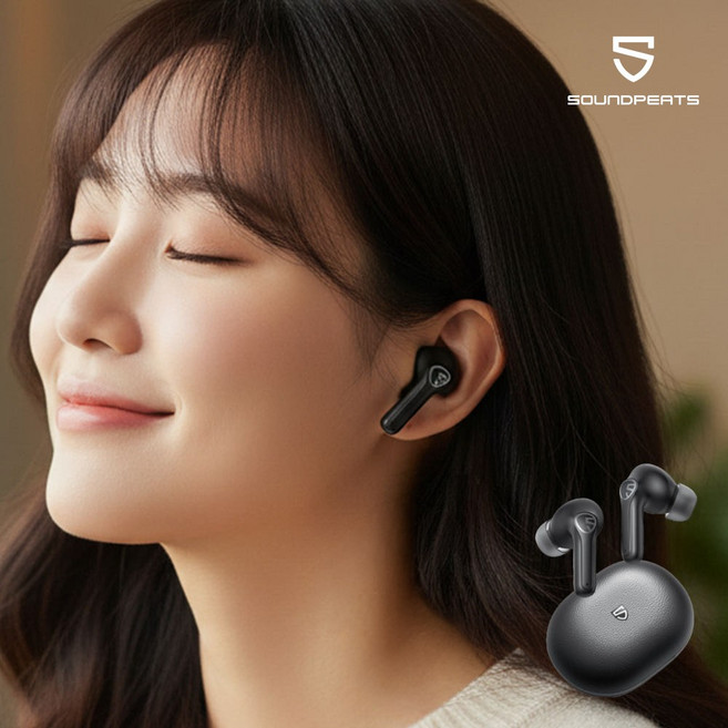 사운드피츠 T3 Pro 노이즈 캔슬링 무선 블루투스 이어폰 T3 Pro, Black