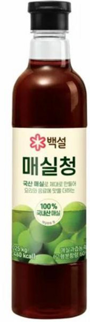 cj 담금청 액기스 업소용 식후음료 대용량 매실청 1.025kg, 1개