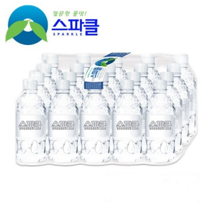 스파클 무라벨 천연암반수 안전한생수 깨끗한물 미네랄워터, 330ml, 1박스