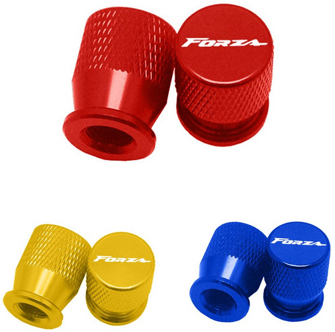 발통마켓 혼다 포르자 에어캡 밸브캡 알루미늄 로고 타이어 마개 호환, FORZA밸브캡(골드), 1개