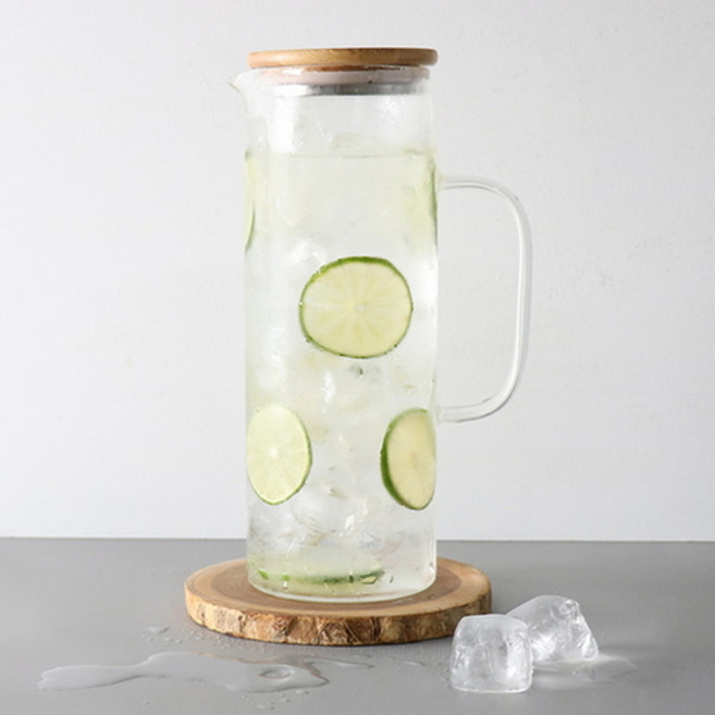 [바보사랑]티도요 카페 내열유리물병 2size, 1L, 옵션선택
