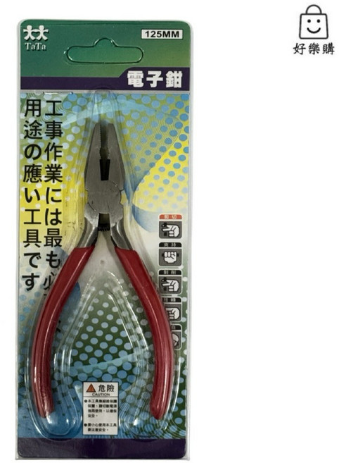 大大 鋼絲鉗 125mm 電子鉗, 1個