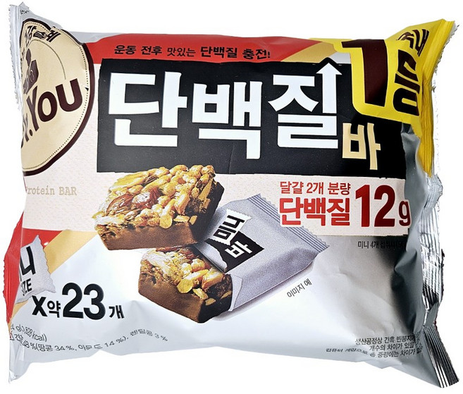 닥터유 단백질바 한입쏙, 324g, 8개