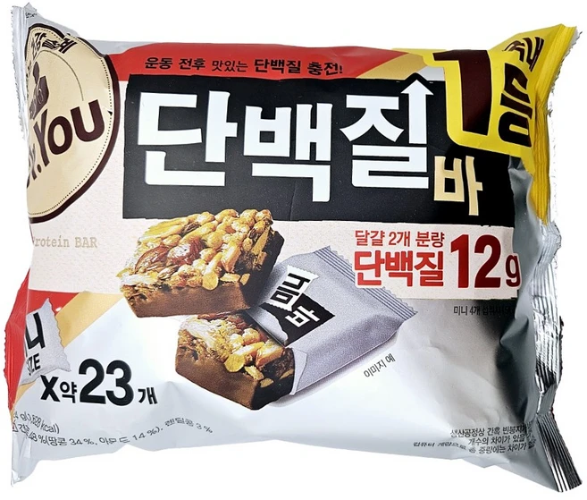 닥터유 단백질바 한입쏙, 324g, 3개 - 쿠팡