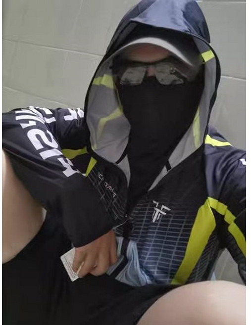 여름 낚시복 낚시바지 후드 자외선차단 아이스 긴팔 의류 자외선 통기성