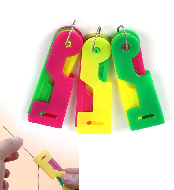 자동 바늘 실타래 DIY 손 재봉틀 재봉 자수용 크로스 공예 3PCS 랜덤 색상, 3 PCS