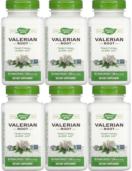 네이처스웨이 발레리안 뿌리 530mg, 6개, 180정, 180정 - 쿠팡