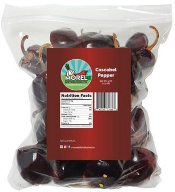 말린 카스카벨 고추 (칠레 카스카벨) 무게: 4 온스 및 8 Dried Cascabel Chili Pepper (Chile Cascabel) Weights: 4 Oz and 8 O, 1개, 113g