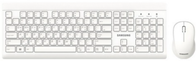 삼성전자 무선 키보드 마우스 세트, (삼성정품) 무선 키보드 마우스 세트 SRP-9400W, 일반형