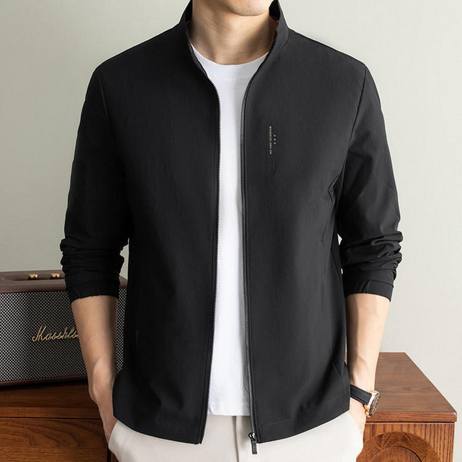 미스터먼쇼 남자 하이넥 바람막이 캐주얼 점퍼