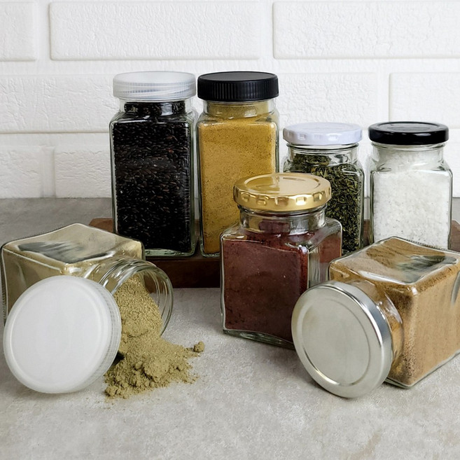 유리병 러그캡 철 PP 58mm 병뚜껑 유리 병마개, 1개, PP캡 블랙