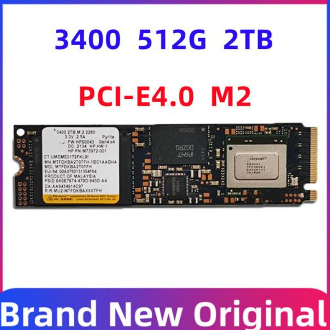 3400 2280 노트북 SSD PS5 솔리드 스테이트 드라이브 Micron CRUCLA 2TB PCIE4.0 m2 TB, [03] 3400 2TB