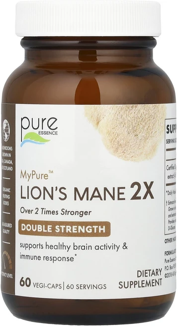 퓨어에센스 마이퓨어 노루궁뎅이버섯 60 베지캡슐, 1개, 60정 - 쿠팡