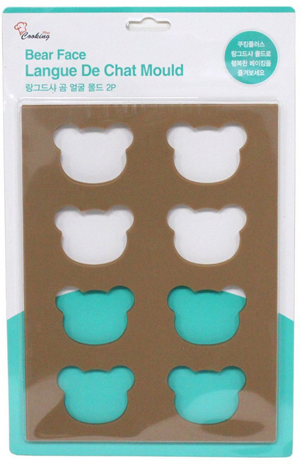 이홈베이킹 랑그드샤틀-곰얼굴2p, 1세트