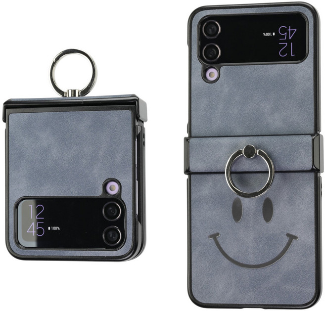 삼성 갤럭시 Z플립 풀보호 스마일 링 거치 커버 케이스