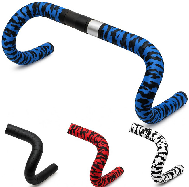 BTR 자전거 바테잎 그립 테이프 핸들바 핸들 바테이프 로드 손잡이 밴드 용품 - EVA, 바테잎 EVA(블루+블랙), 1세트