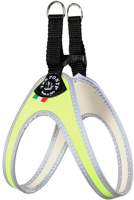 트레폰티 리버티 강아지 하네스 (버클타입) Made in Italy, 라임, 1개